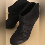 Velvet Angels women blue leather platform Platinum boots US 6 Photo 3