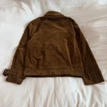 ZARA Brown Corduroy Trucker Jacket Women’s Size S Photo 3