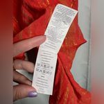 Michael Kors  Orange and Gold Swimsuit Coverup Kaftan Photo 9