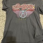 Aero Smith Band Tee Shirt Gray Photo 0