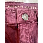 AMERICAN EAGLE HIGH RISE JEGGING STRETCH MAROON WOMENS SIZE 6 Red Photo 6