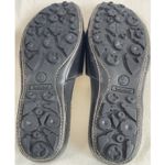 Timberland Black Leather Slip On Comfort Stitching Non-Slip Slide Sandals 6.5 Photo 6
