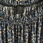 Winwin  Navy and White Patterned Blouse Photo 1