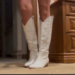 Altar'd State alter'd state Billini White Cowboy Boots size 8 Photo 1