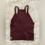 Free People  Movement Gone Adrift Seamless Yoga Crop Top in Black Photo 4