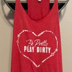 Racer Back Tank Red Size L Photo 1