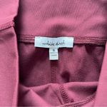 White Birch NWT mixed media yoga leggings burgundy small Photo 4