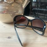 Prada  
Butterfly Frame Sunglasses SPR 18I Black/Burgundy Photo 9