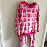 Disney Minnie Mouse Pink Pajama Set woman’s szS Photo 1