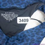 NEW Acacia Mateo bikini‎ bottom leopard animal print blue Amur, S Blue Photo 10