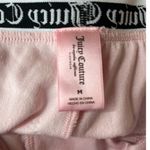 Juicy Couture Y2K Velour Joggers Womens Pants Sz M Pink Rhinestone Logo Lounge Photo 8