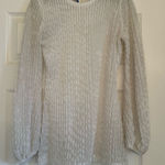 Vintage Ruffle Sheer Blouse Top Made In France Coquette Lace Cottage S White Photo 0