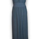 Carmen Marc Valvo CARMEN  Sleeveless Maxi Dress Special Event Dark Gray Large Photo 0