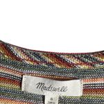Madewell  Striped Knit Crewneck Tee Shirt Women Size S Multicolored Short Sleeve Photo 3