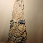 Vintage Silver Mesh Chain Belt Rhinestone Accents Adjustable Lobster Clasp Photo 7