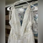 Lulus Forever Endearing White Swiss Dot Embroidered Midi Dress Size large Photo 7