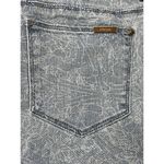 Chico's  So Slimming Girlfriend Ankle Faded Blue Floral Print Crop Jeans 00 Photo 2