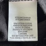 Z Supply  Womens‎ Long Sleeve T-Shirt Crewneck Top Cotton Blend Size Small Black Photo 6