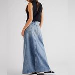 We The Free Come As You Are Denim Maxi Skirt Photo 2