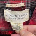 Denim & Supply Ralph Lauren Denim & Supply Linen Blend RL Utility Plaid Shirt Medium Photo 3