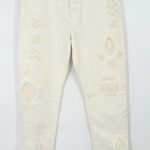 Ralph Lauren POLO White Womens 27 Callen HR Slim Jeans Aztec Boho Southwest Photo 0