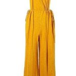 Free People NWT FP Beach Let's Chill One Piece in Yellow Oversize Jumpsuit S Photo 0