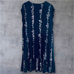 Lucky Brand Women's Floral Print Dress Navy/Pink Size XL Photo 1