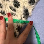 Andthewhy  Black and White Spotted Oversized Sweater Photo 5