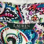 Ralph Lauren LAUREN  Day Dress Cover Up‎ L Colorful Paisley Resort Beach Cruise Photo 9
