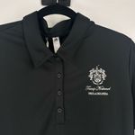 Adidas NWT Trump National Primegreen Performance Golf Polo Shirt Black Large Wom Photo 10