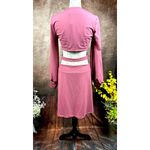 Susana Monaco Deep V Neck Cut Out Back Dress Lipgloss XL Photo 10