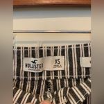 Hollister Black and White Striped Pants. Size-X-Small Photo 3