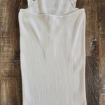 Retrofête Retrofete Sinclair Rib Knit Dress in White Metallic Size Large NWT Sleeveless Photo 9