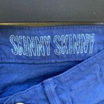 Madewell Skinny Skinny Jeans Womens 25 x 34 Blue Dip Dye Color Fade Ankle Slit Photo 6