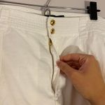 Ralph Lauren Lauren Black Label White Shantung Cargo Pant Women's size 14W Photo 6