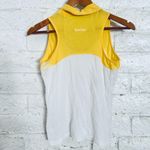 Burberry Golf Sleeveless Halter White And Yellow Collared Shirt XS ITALY Photo 2