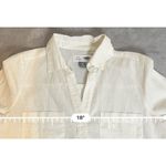 Old Navy Women’s  Collared White Linen Blend Tunic XS Photo 5