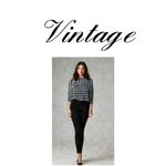 Vintage Deadstock First Glance striped modest blouse stripes Photo 1