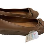 Baretrapse Size 11M Comfort Slip-On Shoes Braided Detail Padded Insole Beige Photo 2