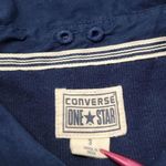 Top Size 3 Converse One Star Shirt Button Down Shirt Roll Tab Sleeves Women's Top Photo 5