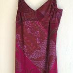 Forever 21 Vintage NWt Y2K 2000s magenta Paisley Print Sleeveless Dress Fairy Photo 1