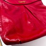 Coach Ashley Vibrant Red Leather Hippie Shoulder Bag Photo 2