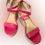 Michael Kors Hot Pink Serena Wedge Platform Sandal Size 8 Price Drop Photo 0