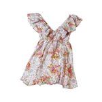 Lulus NWT  Large Kory Lilac Multi Print Flutter Sleeve Mini Dress Pink Feminine Photo 2