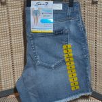 Seven7  Frayed Hem Distressed Denim Weekend Shorts, 5" Rise Photo 1