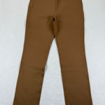 Quince  Ultra Stretch Ponte Straight Leg Pants Roasted Pecan Tall L 32 Photo 0