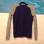 American Living Purple and gray sweater Photo 1