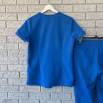 FIGS Scrub Set Royal Blue Catarina Top Zamora Joggers Size XS Photo 7