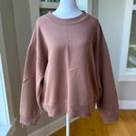 A New Day Light Brown Oversized Cropped Crewneck Sweatshirt Sz XXL Photo 1