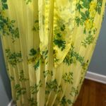 ASOS Design Pleated Midi Dress Floral Print Yellow Photo 2